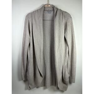 Barefoot Dreams Circle Cardigan Cozy Chic Lite Knit 452 Size Medium Pockets